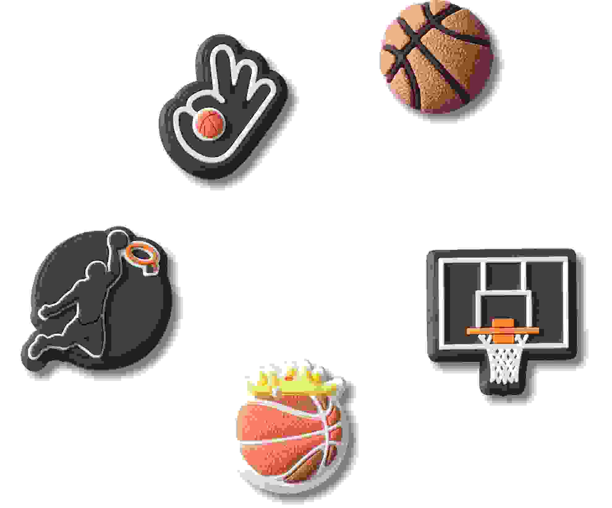 Crocs Basketball Team Jibbitz 5PK Charms